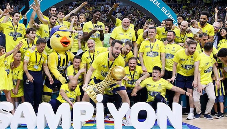 F.Bahçe Beko Türkiye Sigorta Basketbol Süper Ligi’nde Şampiyon!