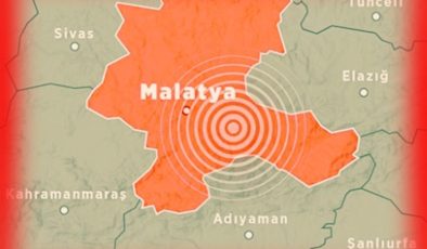 Malatya’da 4,6 Büyüklüğünde Deprem