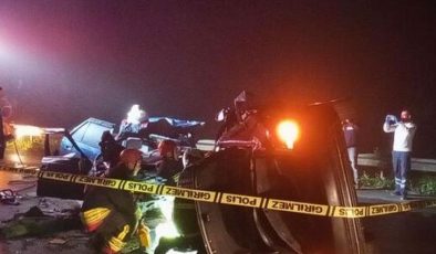 Samsun’da Feci Kaza 5 Kişi Hayatını Kaybetti