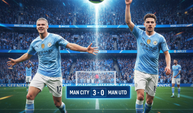 Manchester Derbisinde City Rüzgarı United’ı Farklı Geçti